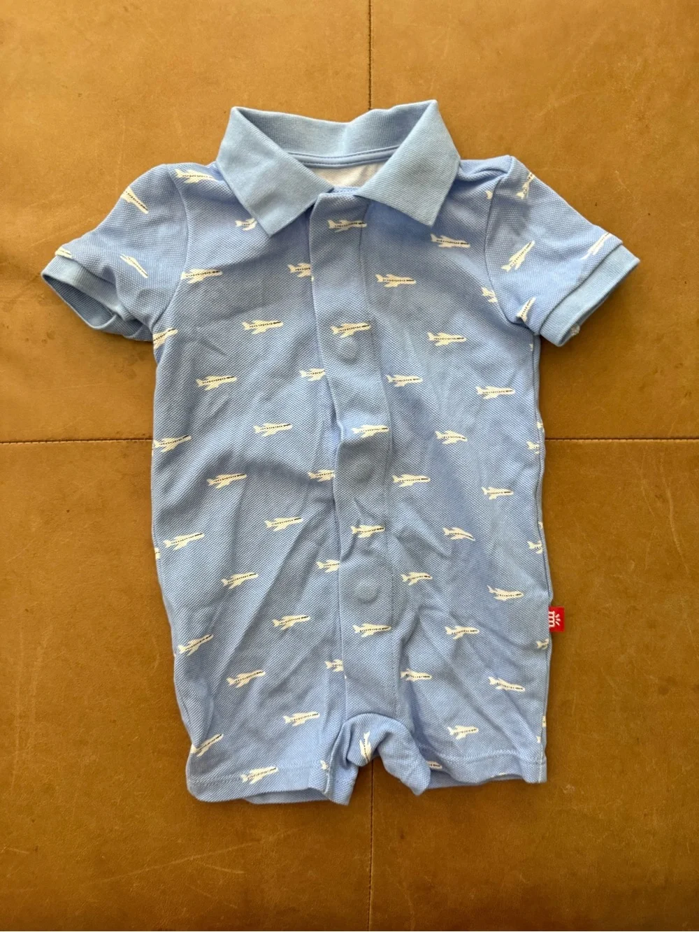 💛$15 FLASH SALE 💛Magnetic Me Organic Cotton Romper 6-9M